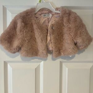 Rose gold pink bolero/sweater